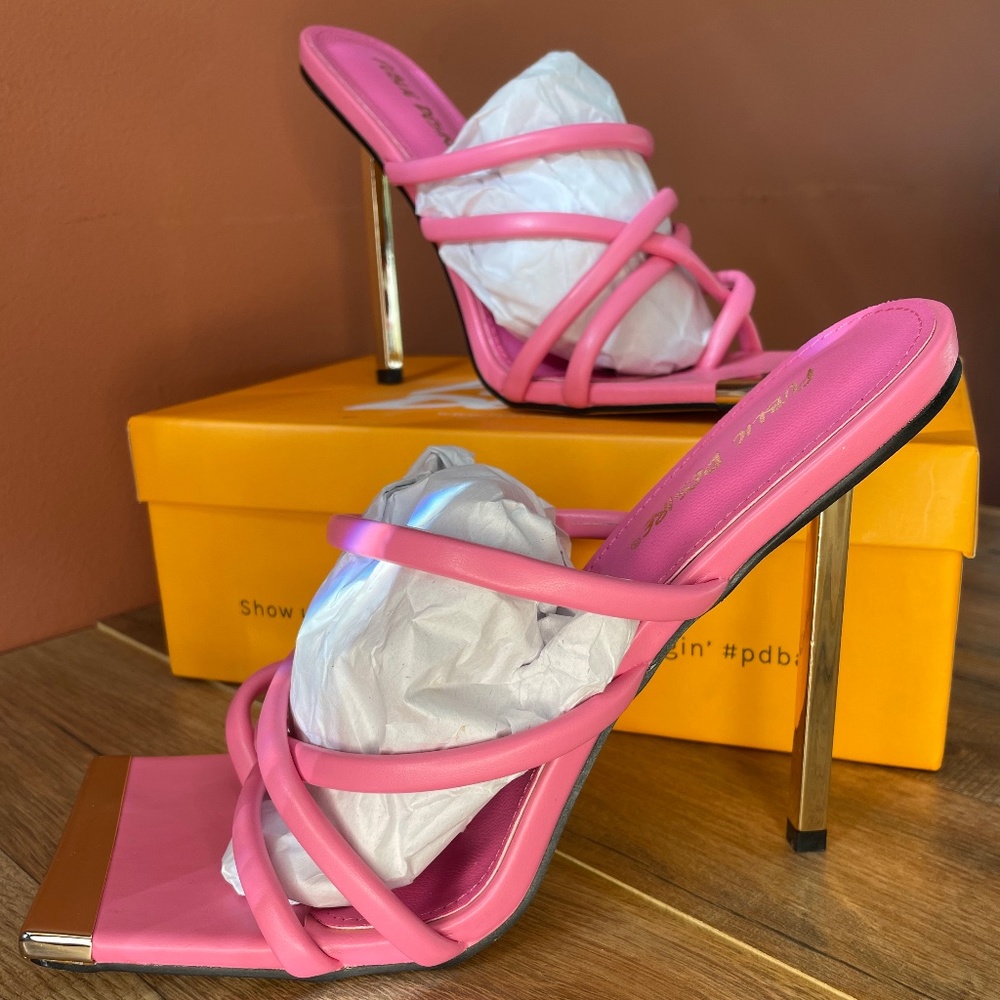 Hot pink heels